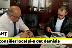 NEAMȚ: Un consilier local al municipiului Piatra-Neamţ şi-a dat demisia