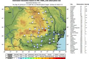 Cutremur de magnitudine 4, in Romania, in aceasta noapte