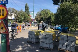Șantier nou în centru! SDM stă cam 3 săptămâni în zona primărie – catedrală – Podul Mihai Viteazul