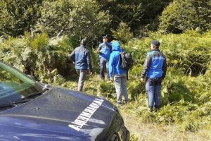 Actiune de cautare si salvare a jandarmilor in cazul a doua persoane ratacite in Cavnic: