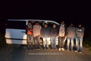 FOTO. Trafic cu migranţi la Satu Mare. Arestări în miez de noapte