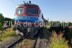 Constanta: Tren, derait in zona Bratianu