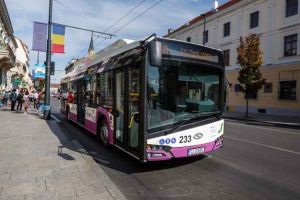 Cluj Napoca, oraşul cu cele mai multe autobuze electrice din România şi în primele 10  din Europa