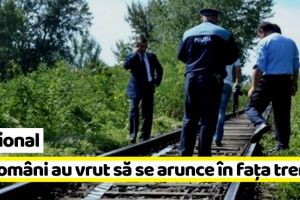 Naţional: 18 români au vrut să se arunce în faţa trenului, în ultima lună
