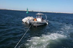 Alerta pe Marea Neagra: Doua ambarcatiuni aflate in pericol travers de port Mangalia