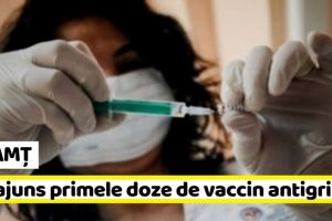 NEAMȚ: Au ajuns primele doze de vaccin antigripal în Neamţ