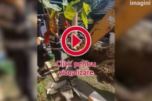 Bărbat salvat de pompieri după ore de muncă, dintr-o fântână prăbuşită peste el