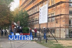Lucrările de reabilitare la Școala Ion Basgan se derulează… în paşi de melc