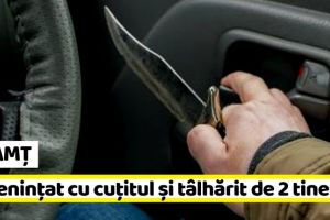 NEAMȚ: Tâlhărie la drumul mare. Taximetrist ameninţat cu cuţitul şi tâlhărit de 2 tineri