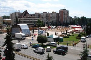 Exerciţiu de antrenament în spaţiul public la Camera de Conturi Harghita
