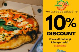 Speedy Pizza – mai ieftină cu Ora de Sibiu, dar la fel de bună şi de ”italienească”