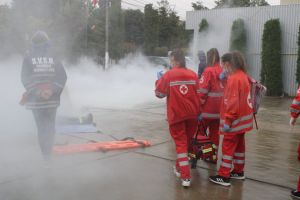 FOTOGALERIE. Atac aerian la Negreşti-Oaş. Mai multe persoane prinse sub dărâmături (Exerciţiu)