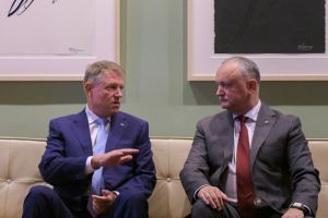 Klaus Iohannis, intrevedere cu presedintele Republicii Moldova, Igor Dodon
