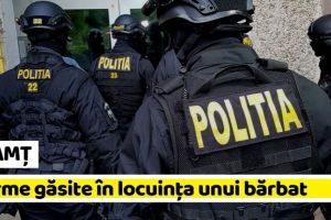 NEAMȚ: Percheziţii în Neamţ. 4 arme găsite în locuinţa unui bărbat