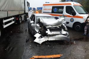 FOTO Accident pe DN1! Traficul este blocat!
