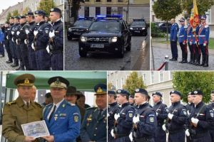 FOTO, VIDEO. Centenarul Jandarmeriei Ardelene, sărbătorit la Alba Iulia. Ceremonial militar, expoziţie de uniforme şi defilare în Piaţa Cetăţii