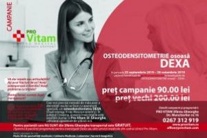 Investigaţii de Osteodensitometrie DEXA – Ofertă promoţională pentru pacienţi!