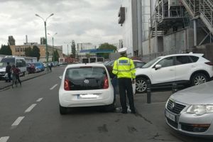 Razie fulger printre cerşetori şi şoferi, în zona Gării Braşov