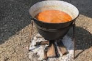 Divertisment „pe pâine” la Festivalul Ceaunelor din Giarmata Vii! Romică Țociu şi Cornel Palade, în mijlocul pasionaţilor de gastronomie!