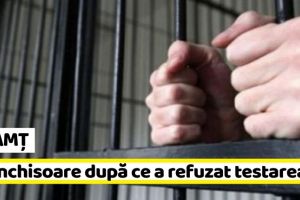 NEAMȚ: Va sta 1 an şi 6 luni după gratii pentru că a refuzat testarea cu aparatul etilotest