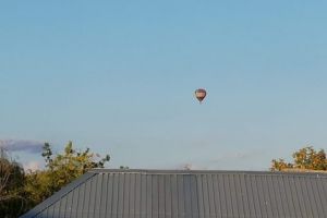 Balon URIAŞ lansat pe cer la Moşoaia!