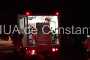 Accident rutier in Medgidia. Doi raniti in urma impactului dintre doua masini