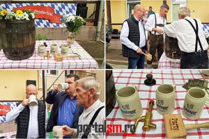 FOTO&LIVE. A început Oktoberfest, la Satu Mare! Bere germană, preparate delicioase şi voie bună