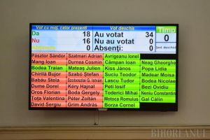 O nouă majoritate în Consiliul Judeţean Bihor: La propunerea PNL, cei doi consilieri ALDE au votat revocarea Consiliului de Administraţie al Aeroportului (FOTO / VIDEO)