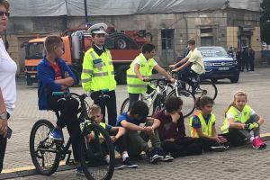 Educatie rutiera – educatie pentru viata: Aproape 20 de copii din opt judete si-au demonstrat abilitatile pe bicicleta, in Baia Mare (FOTO)