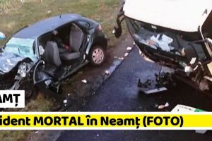 NEAMȚ: Accident mortal în Neamţ. Coliziune între un TIR şi un autoturism (FOTO)