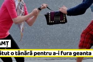 NEAMȚ: A bătut o tânără pentru a-i fura geanta