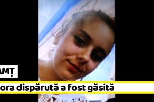 NEAMȚ: Minora din Piatra-Neamţ, dată dispărută, a fost găsită