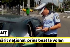 NEAMȚ: Urmărit naţional, prins beat la volan
