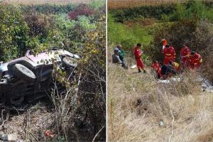 A decedat şoferul maşinii răsturnată într-o râpă la Iclod. Autorităţile au anunţat iniţial că a fost rănit uşor