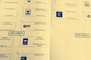 Ordinea candidaţilor pe buletinul de vot la prezidenţiale