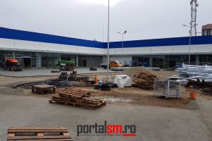 FOTO&VIDEO. Stadiul lucrărilor! Prima galerie comercială de electronice din Satu Mare