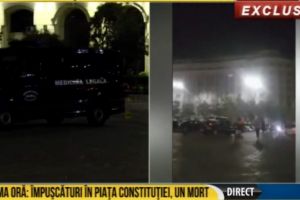 Atac armat in stil mafiot. Barbat impuscat mortal langa Parlamentul Romaniei