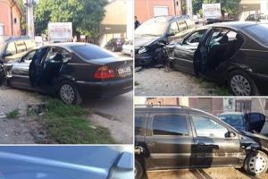 NEWS ALERT: ACCIDENT cu BMW la Biserica Sârbească! Șofer BĂUT la volan (FOTO)