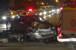 Motociclist rănit grav după ce un şofer i-a tăiat calea, la Timişoara