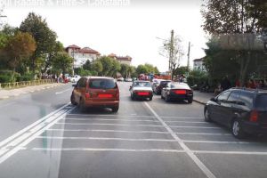 Trafic blocat in Murfatlar, din cauza unui conflict izbucnit in fata Primariei
