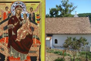 ASTĂZI: La Biserica Cuvioasa Paraschiva din Ampoiţa va fi adusă icoana făcătoare de minuni a Maicii Domnului „Pantanassa”, reproducere după originalul din Sfântul Munte Athos