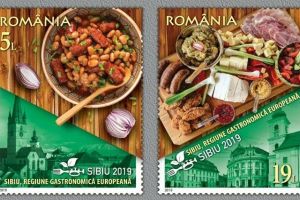 Emisiune de mărci poştale cu „Sibiu, Regiune Gastronomică Europeană”
