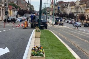 Probe cu tramvaiele spre gară şi ultimele pregătiri pentru deschiderea Podului Dragalina