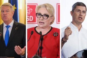 Sondajul USR pentru prezidentiale: Iohannis-40,5%, Dancila-21,4%, Barna-19,7%