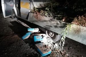 Bărbat prins de jandarmi când depozita deşeuri, pe DN 73A, în apropiere de Râşnov