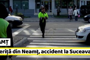 NEAMȚ: Șoferiţă de 70 de ani, din Neamţ, accident la Suceava