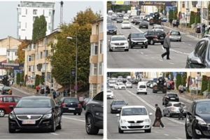 Pietoni inconştienţi în Piteşti, avertizaţi de poliţiştii locali