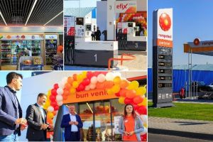 FOTO. Inaugurarea noii staţii de distribuţie carburanţi Partener în reţeaua Rompetrol în oraşul Cugir