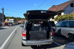 Ucrainean saltat de politistii de frontiera din Sarasau, pe raza localitatii Remeti