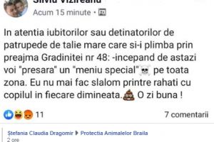 Socant! El este braileanul care s-a autodenuntat ca va otravi toti cainii din zona gradinitei nr. 48, atentand si la siguranta cetatenilor